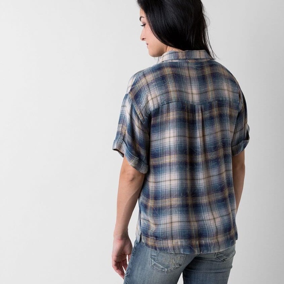 Gilded Intent Plaid Shirt - Picture 2 of 3